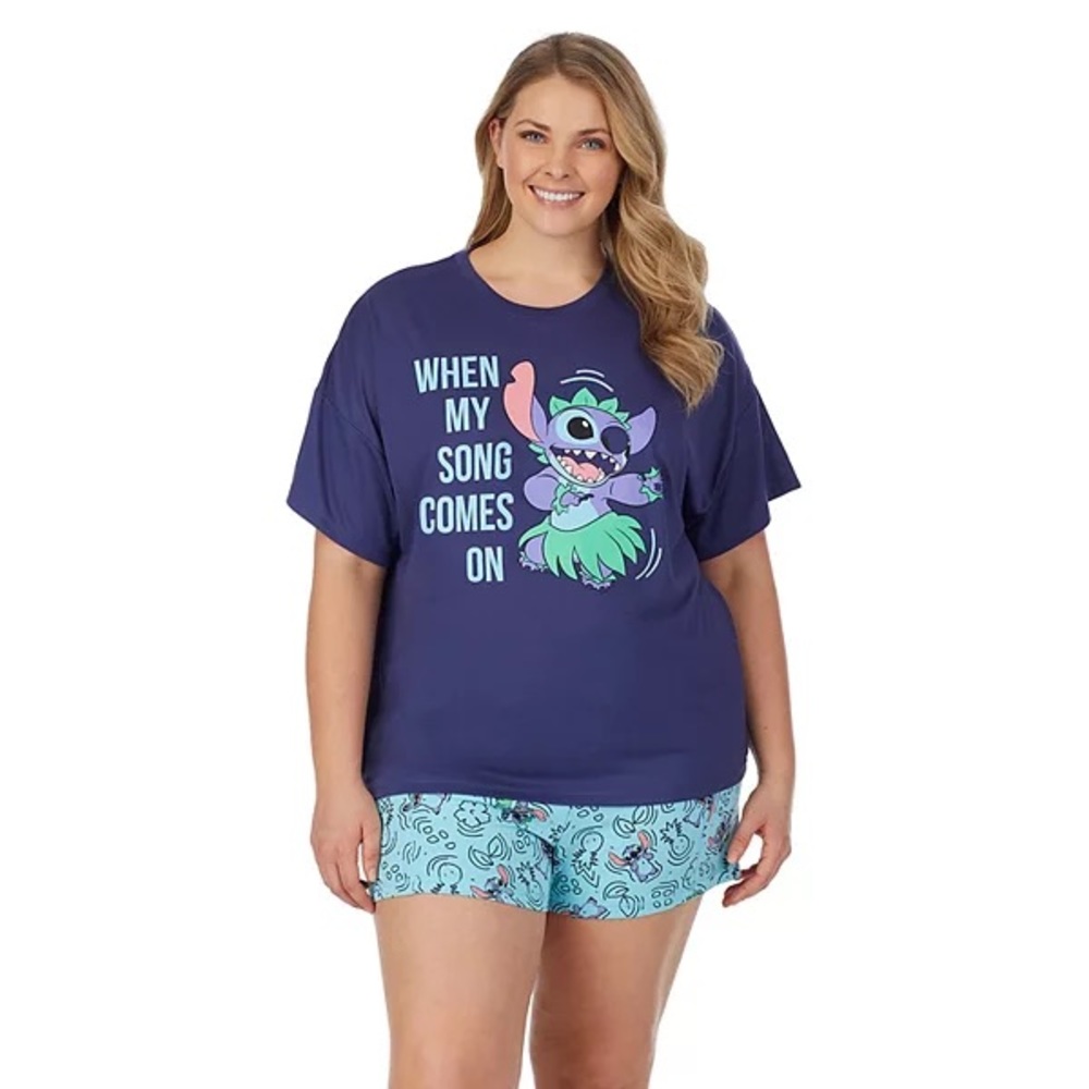 NWT Stitch 2 piece PJ set size 2X Disney